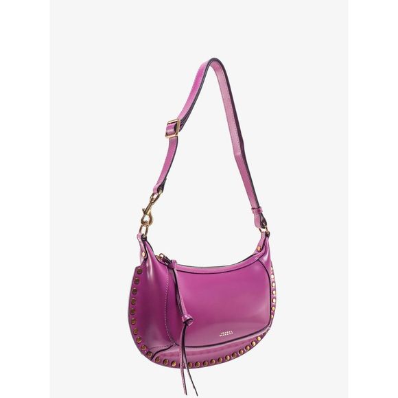 ISABEL MARANT WOMAN Leather shoulder bag with metal studs - Picture 3 of 5